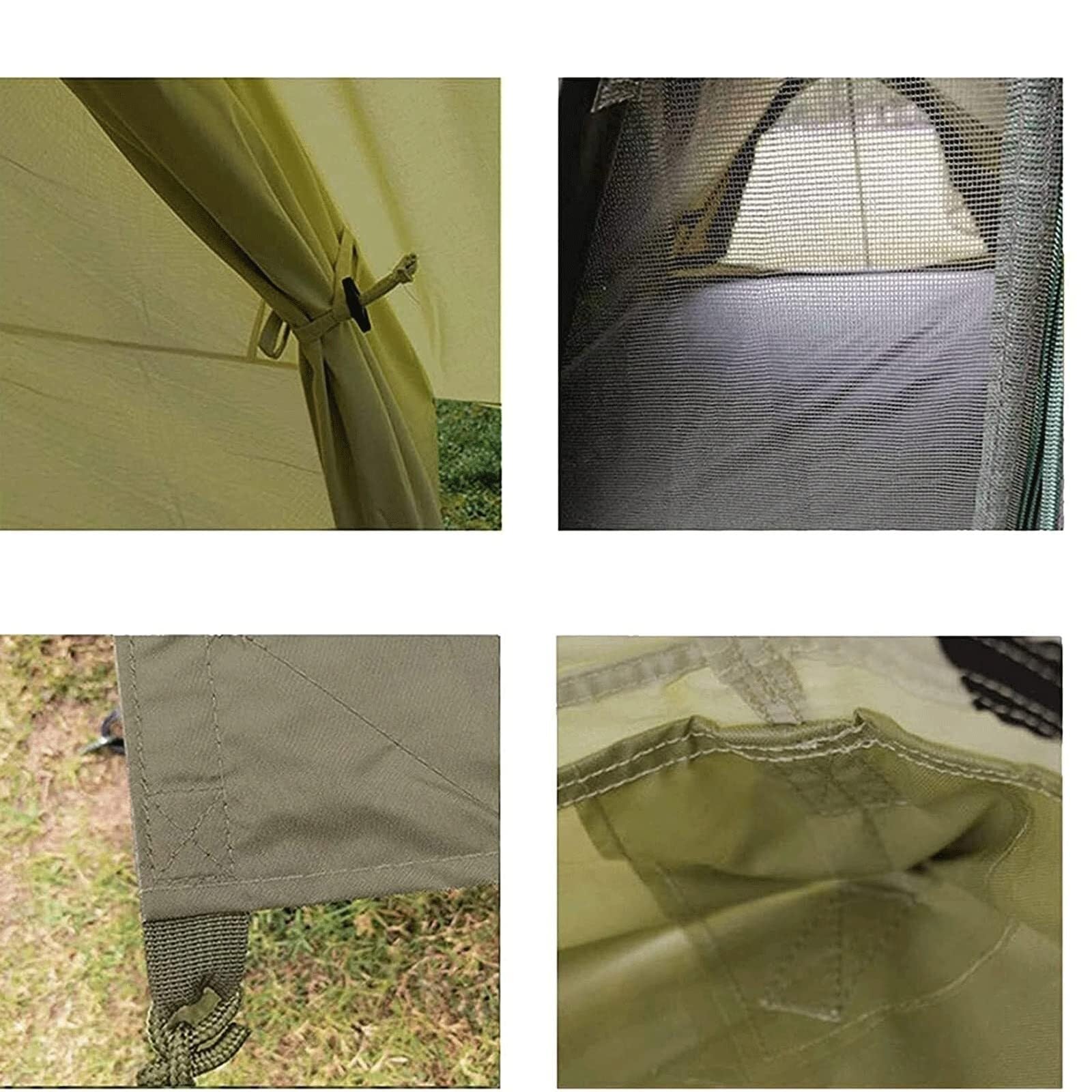 Retro 2-Person Cabin Camping Tent – Rainproof Lightweight Hiking Shelter