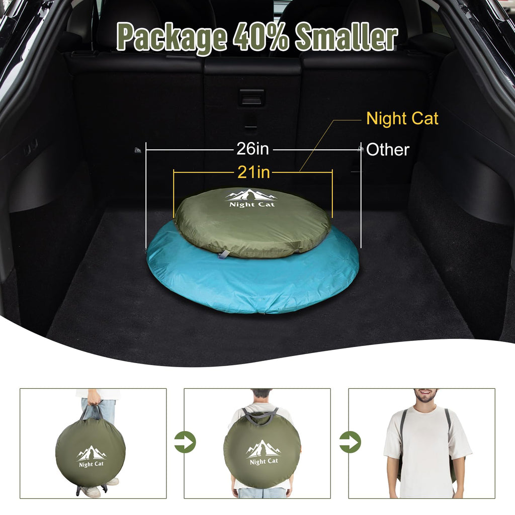 Night Cat Pop-up Camping Tent: 1 Person Tent Waterproof Instant Easy Setup Outdoor Tent