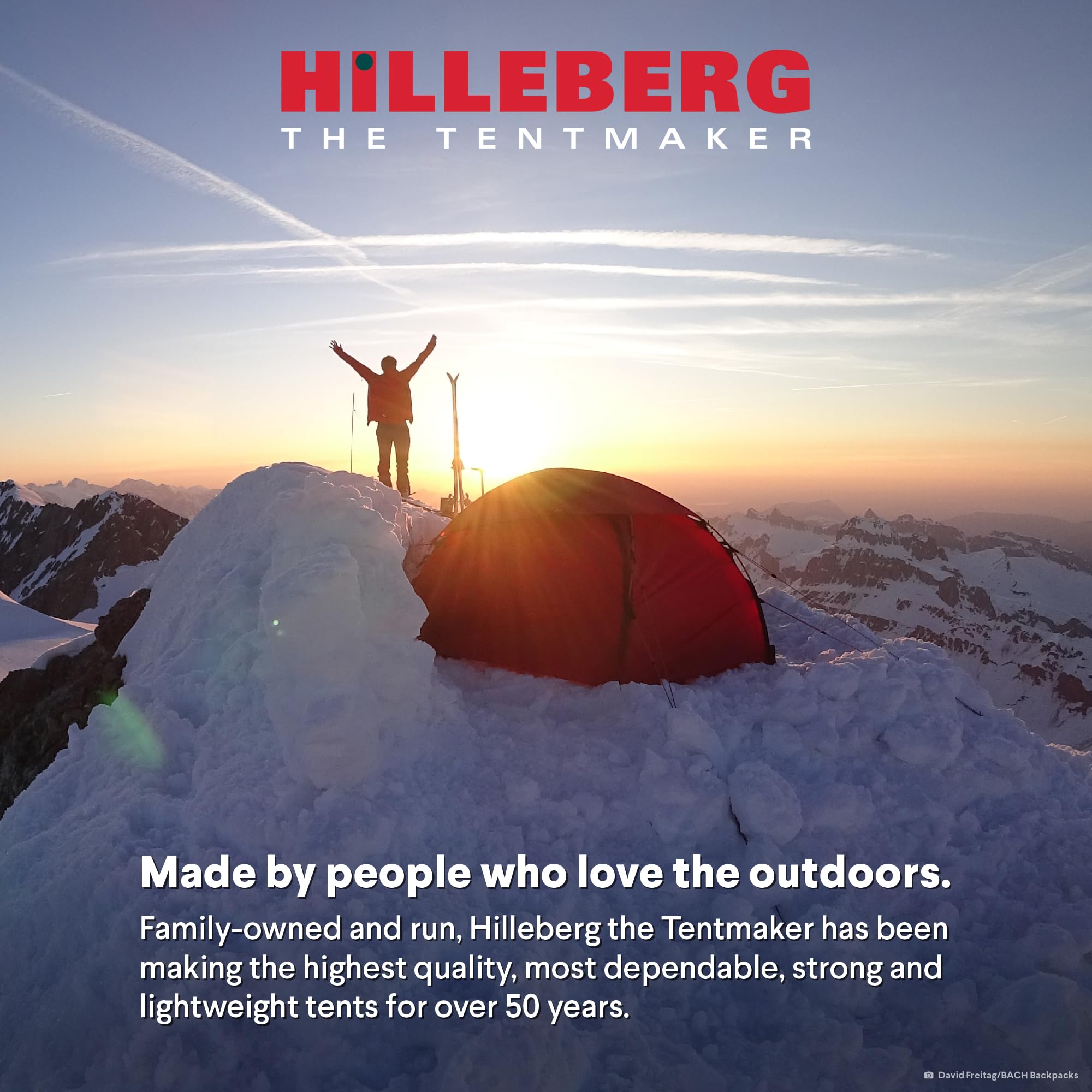 2-3 Person Freestanding 4-Season Tent for Backpacking & Mountaineering