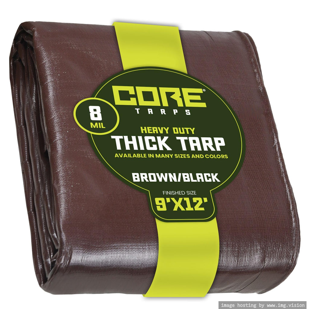 Extra Heavy-Duty Waterproof Tarp – UV-Resistant Rip-Resistant Cover for Roof, Patio, Pool & Boat Protection
