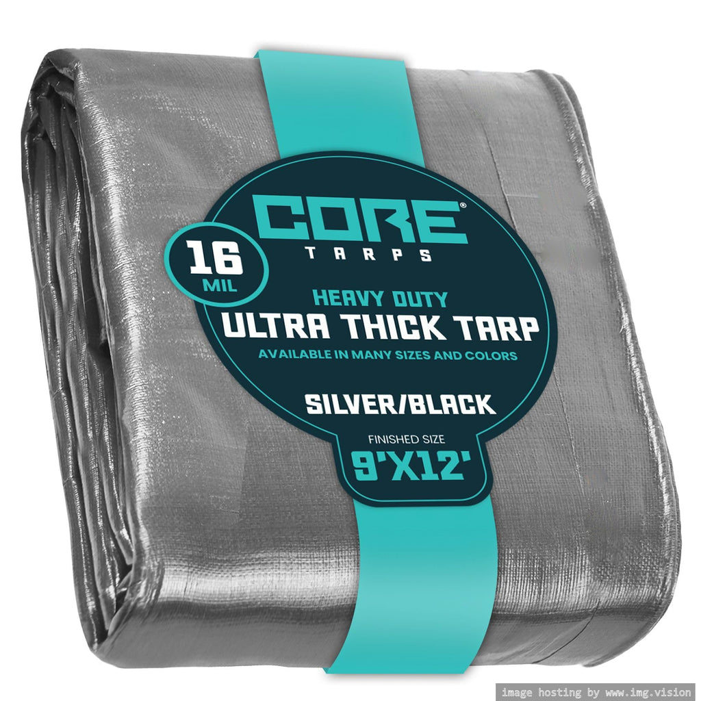 Extra Heavy-Duty Waterproof Tarp – UV-Resistant Rip-Resistant Cover for Roof, Patio, Pool & Boat Protection