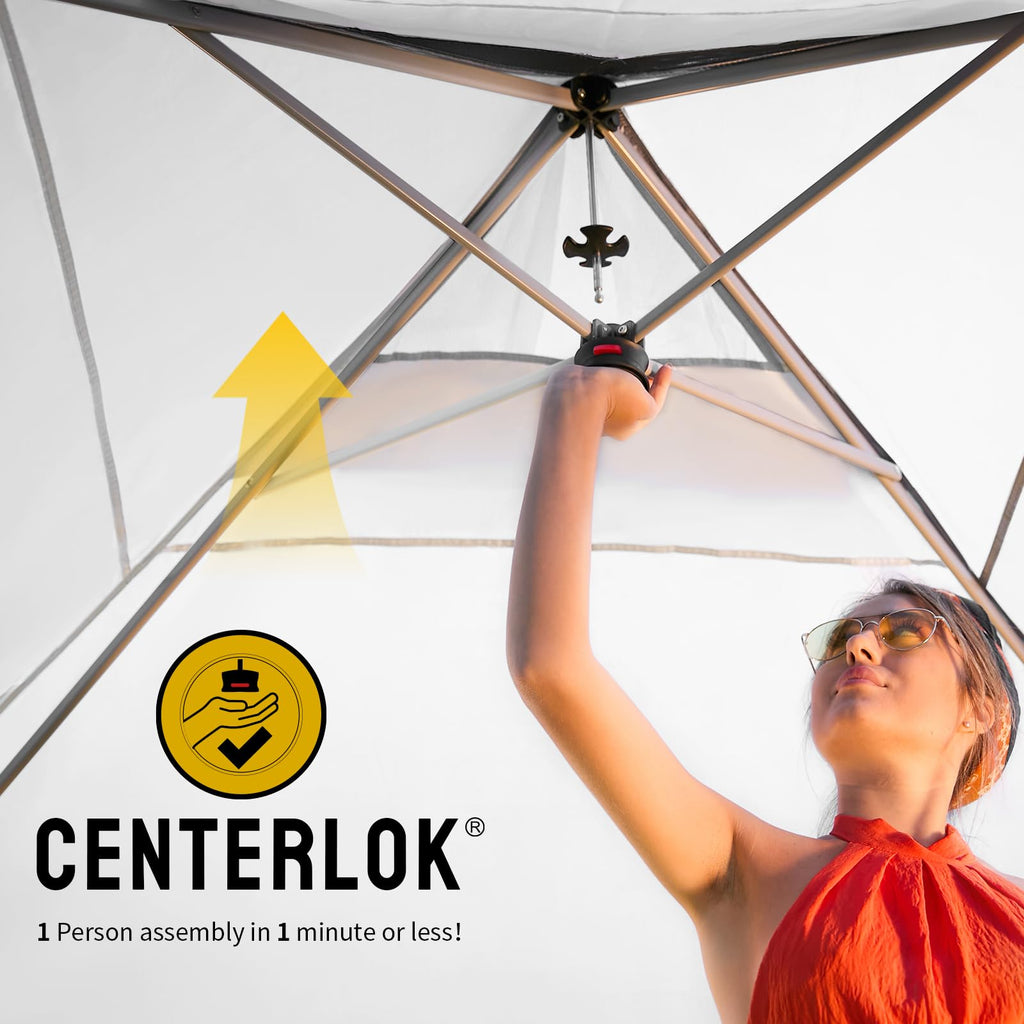 Pop-Up Canopy Tent with Sidewall – One-Push Outdoor Sun Shade for Events, Camping & Gatherings