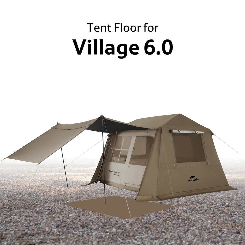 Waterproof Tent Footprint – PU3000 Wear-Resistant Groundsheet Floor Mat for Camping Shelters