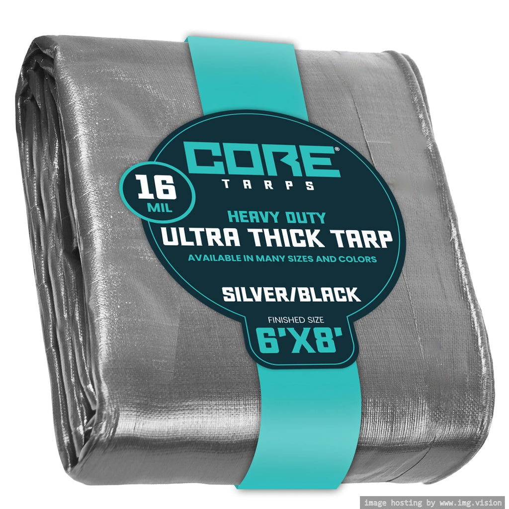 Extra Heavy-Duty Waterproof Tarp – UV-Resistant Rip-Resistant Cover for Roof, Patio, Pool & Boat Protection