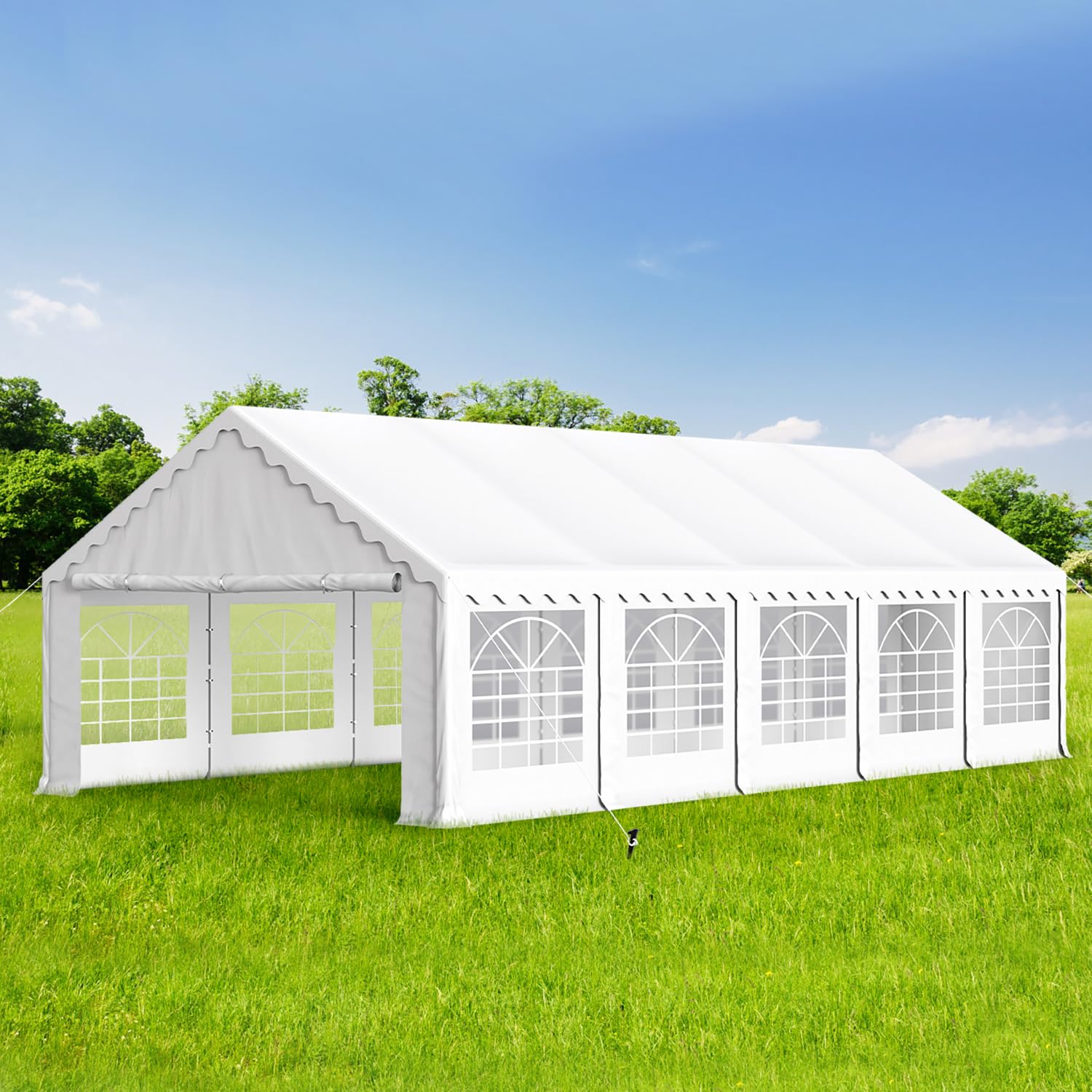 Heavy-Duty Canopy Tent – Outdoor Gazebo Shelter with Removable Sidewalls for Events & Camping