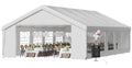 Heavy-Duty Commercial Party Tent – Waterproof Canopy with Removable Sidewalls for Events & Outdoor Gatherings, White