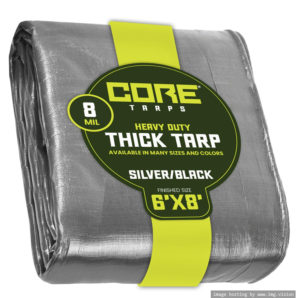 Extra Heavy-Duty Waterproof Tarp – UV-Resistant Rip-Resistant Cover for Roof, Patio, Pool & Boat Protection