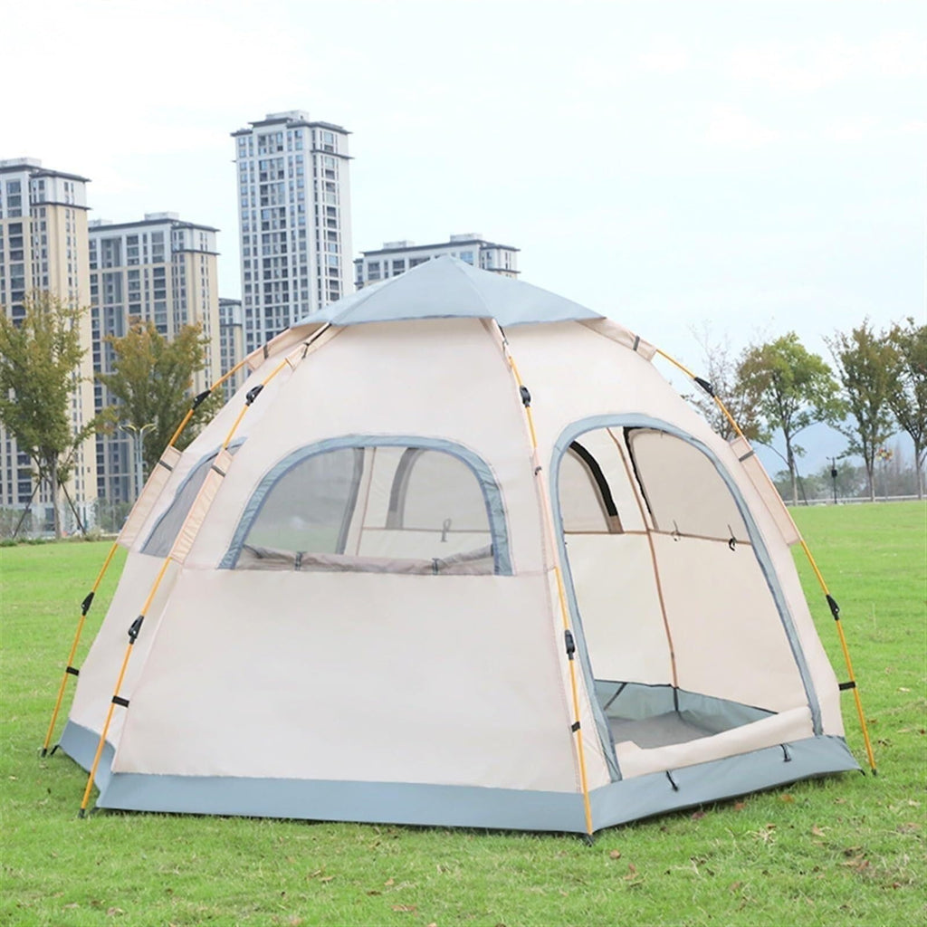 1–4 Person Pop-Up Camping Tent – Waterproof Portable Dome Shelter for Hiking & Travel
