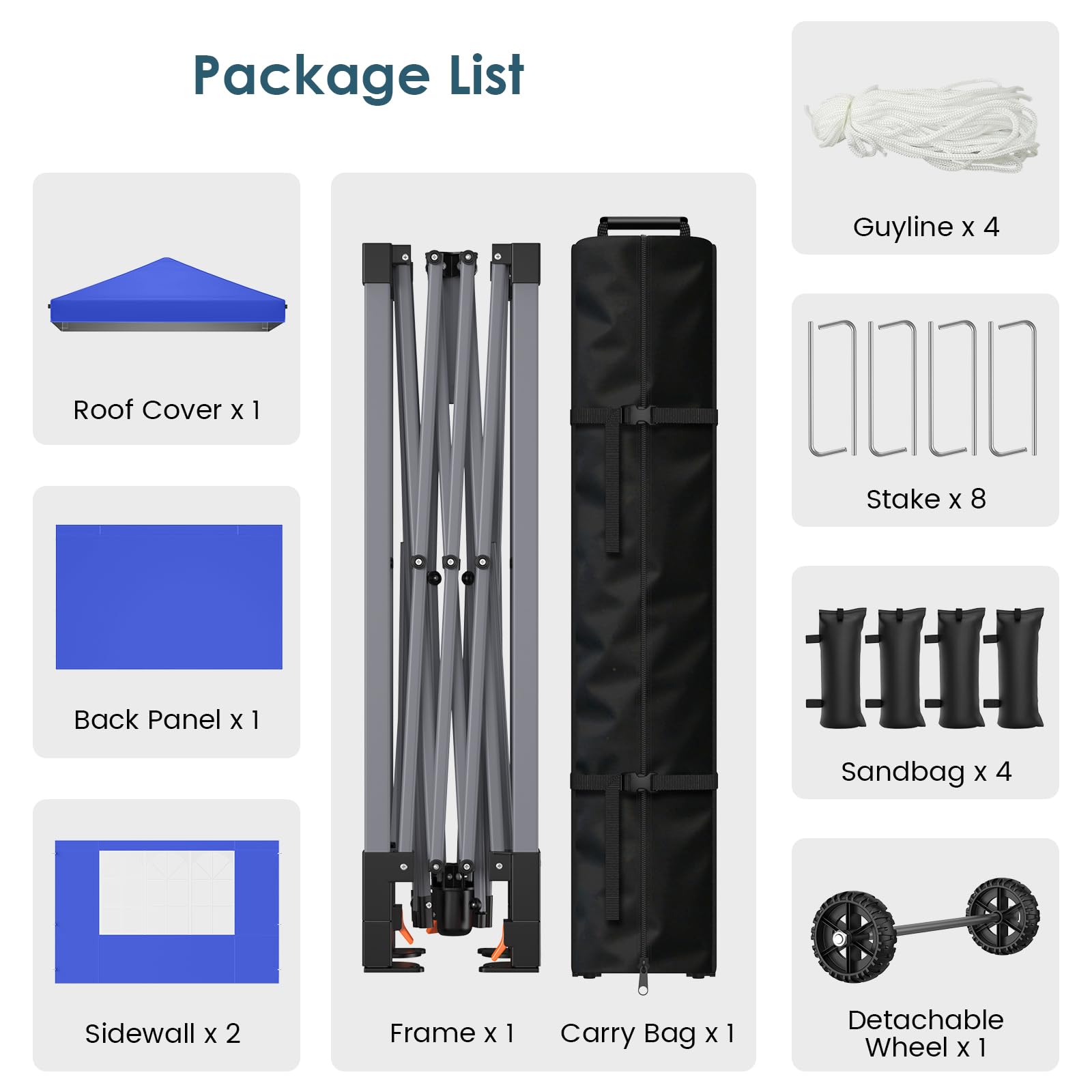 10 × 10 FT Pop-Up Canopy Tent – One-Push Outdoor Gazebo for Events, Camping & Commercial Use