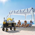 10 × 10 FT Beach Canopy – Portable UPF 50+ Sun Shelter with Sand-Resistant Design