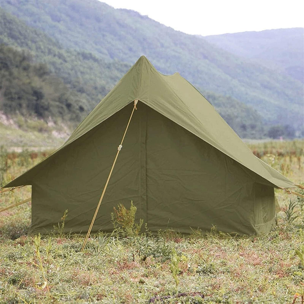 Retro 2-Person Cabin Camping Tent – Rainproof Lightweight Hiking Shelter