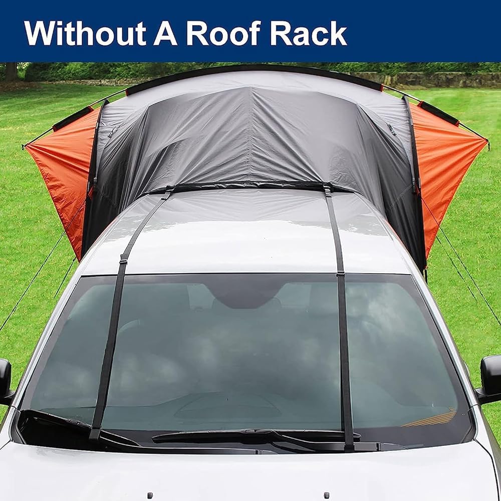4–6 Person SUV Tailgate Tent – Waterproof Rear Awning Shelter with Screen Room for Car Camping