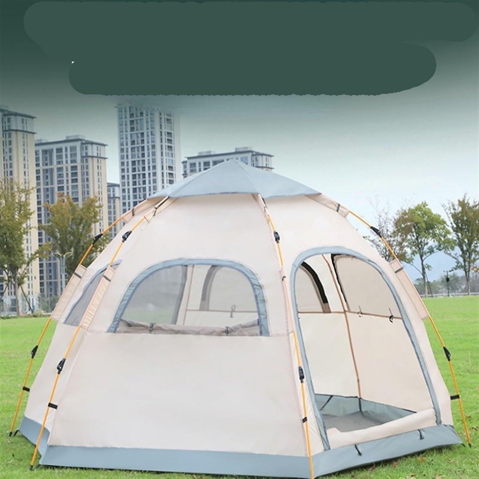1–4 Person Pop-Up Camping Tent – Waterproof Portable Dome Shelter for Hiking & Travel