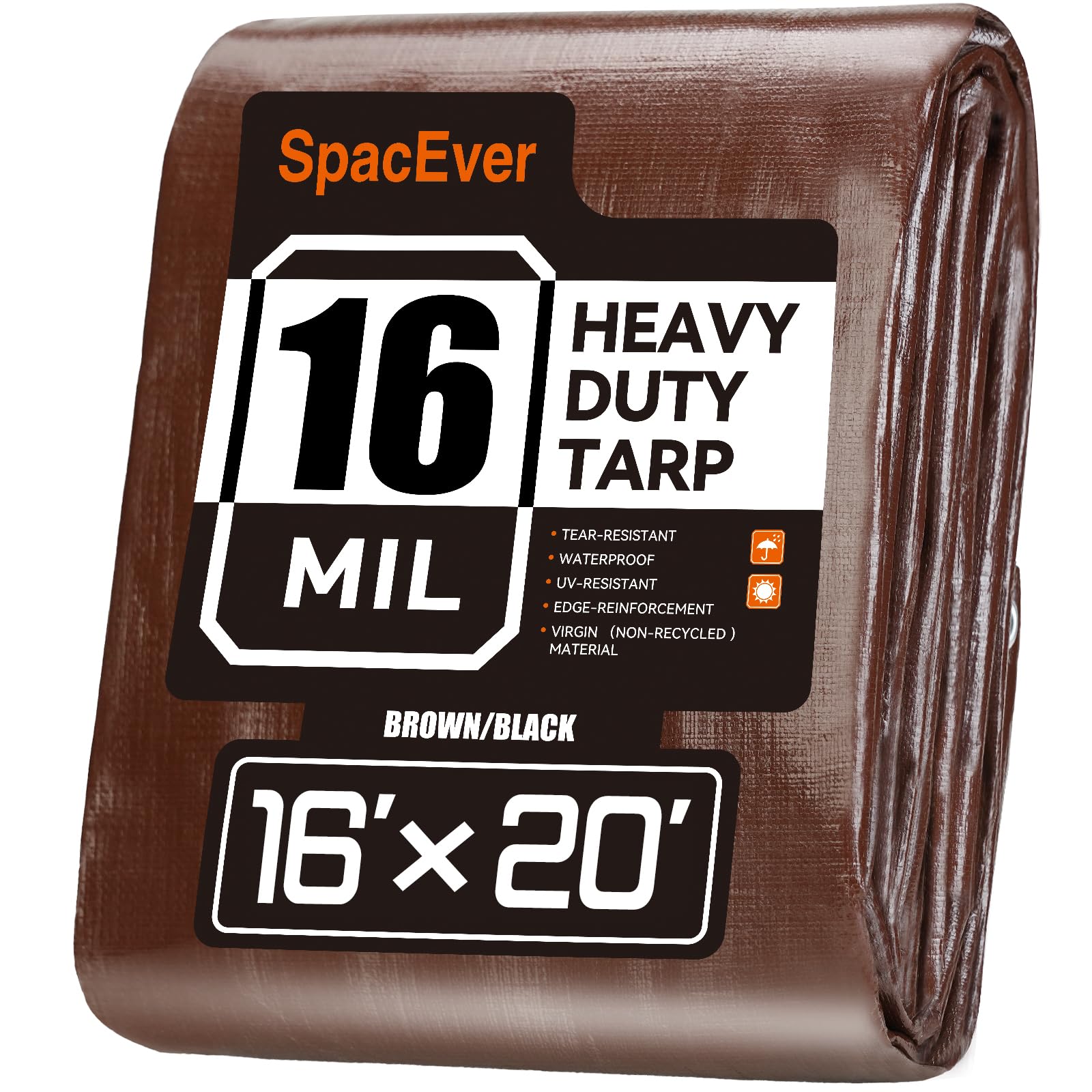Waterproof Poly Tarp – Heavy-Duty Protective Tarpaulin with Grommets for Canopies, Boats & Pool Covers