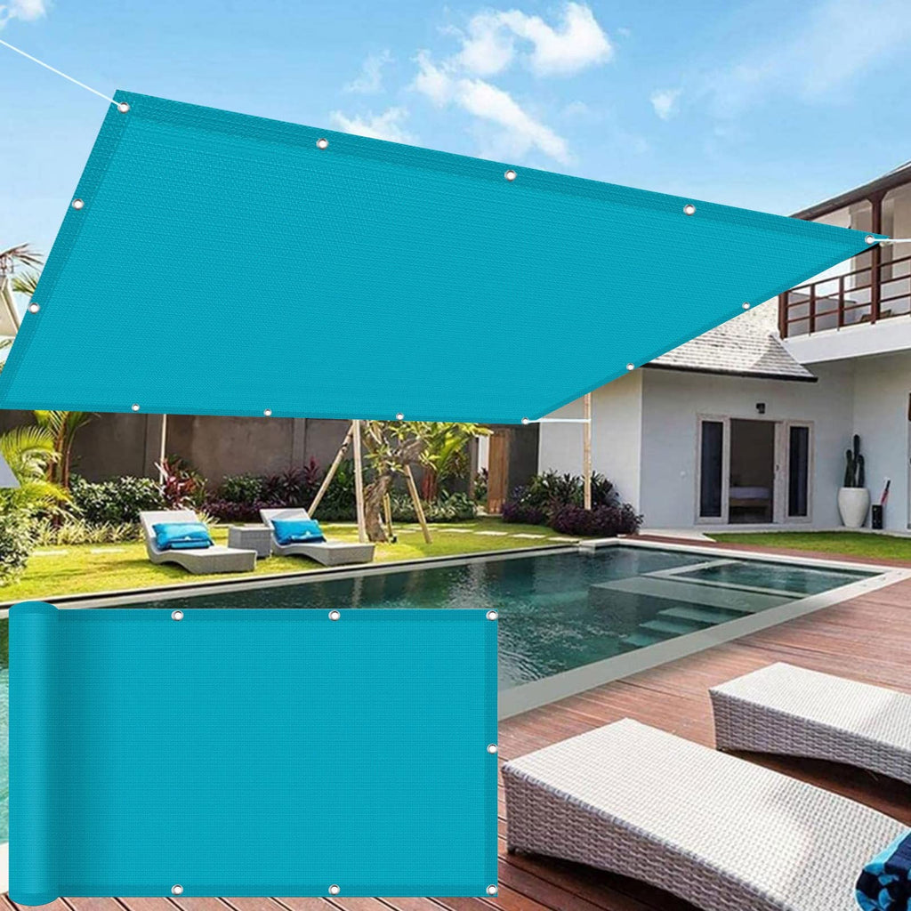 Rectangular UV95% Sun Shade Awning – 3.6 × 3.8 m Outdoor Canopy for Balcony, Garden & Terrace, Grey