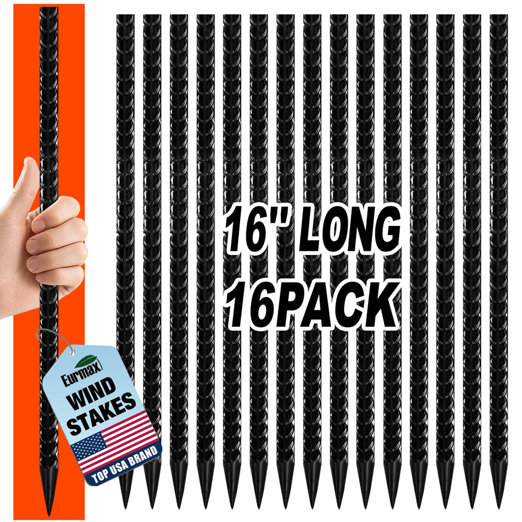 Galvanized Tent Stakes & Hammer Set – Heavy-Duty Non-Rust Anchors for Camping & Canopies