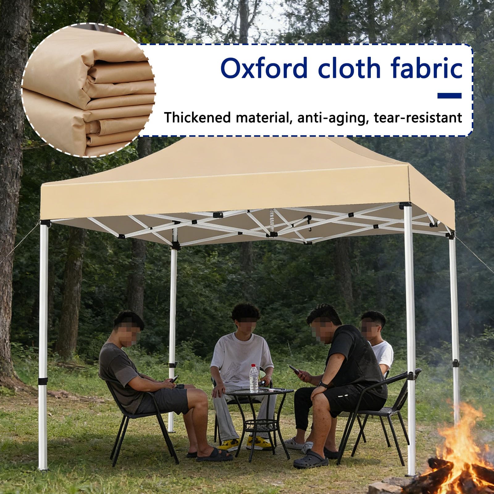 Straight Leg Pop-Up Canopy Tent – Instant Folding Outdoor Shelter with Easy Setup