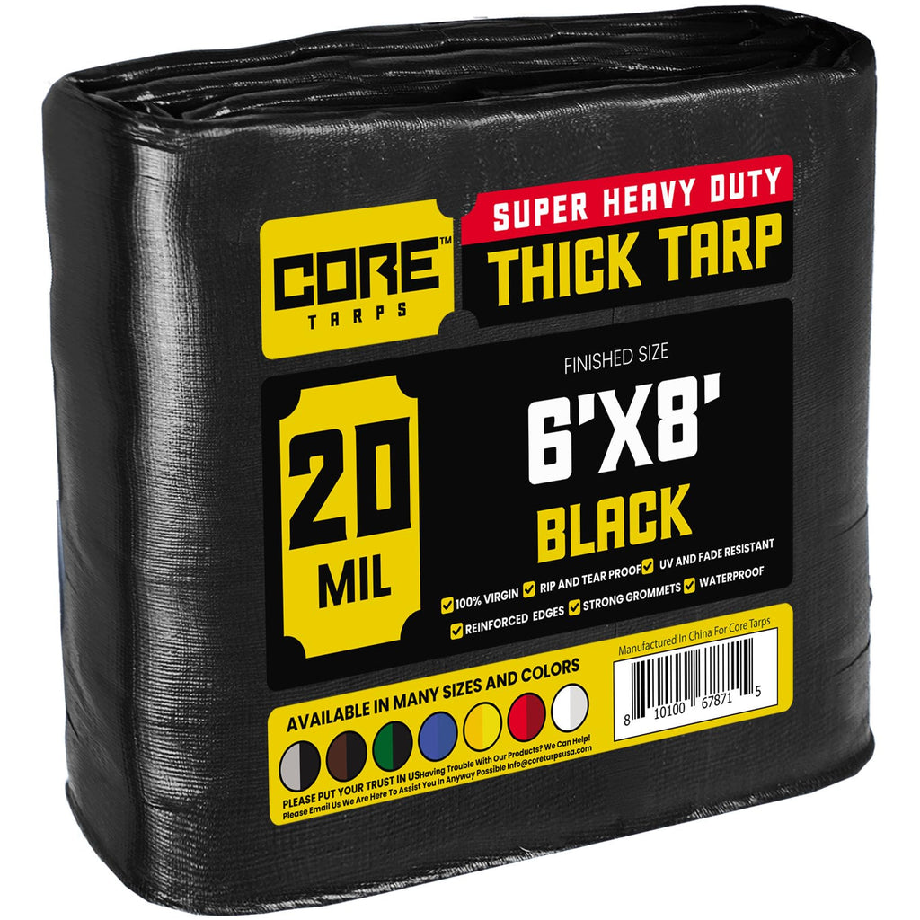 Extra Heavy-Duty Waterproof Tarp – UV-Resistant Rip-Resistant Cover for Roof, Patio, Pool & Boat Protection
