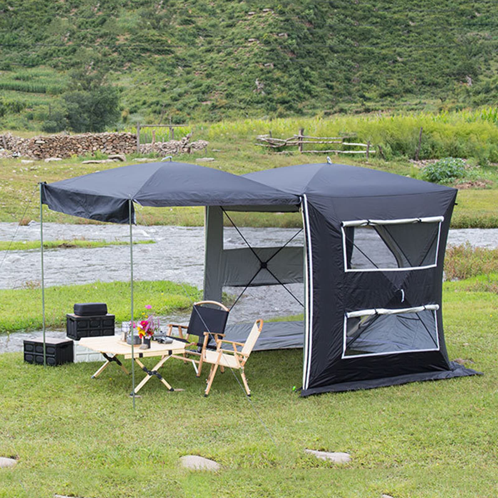 SUV Tailgate Awning Tent – Pop-Up Rear Hatch Shelter for Camping & Travel