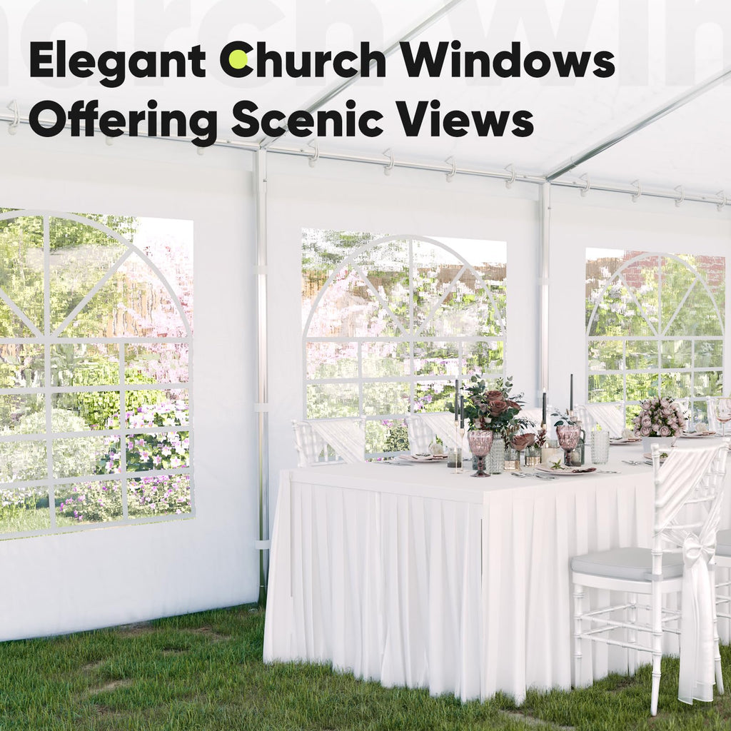 Heavy-Duty Party Canopy Tent – Outdoor Event Shelter for Weddings, BBQs & Gatherings with Storage Bags