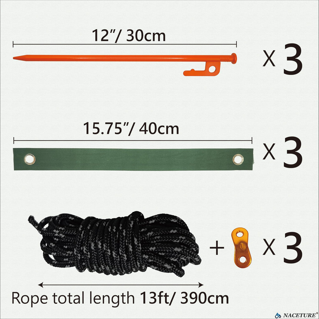 Heavy-Duty Tree Stake Kit – Metal Support Stakes for Tree Straightening & Stabilization