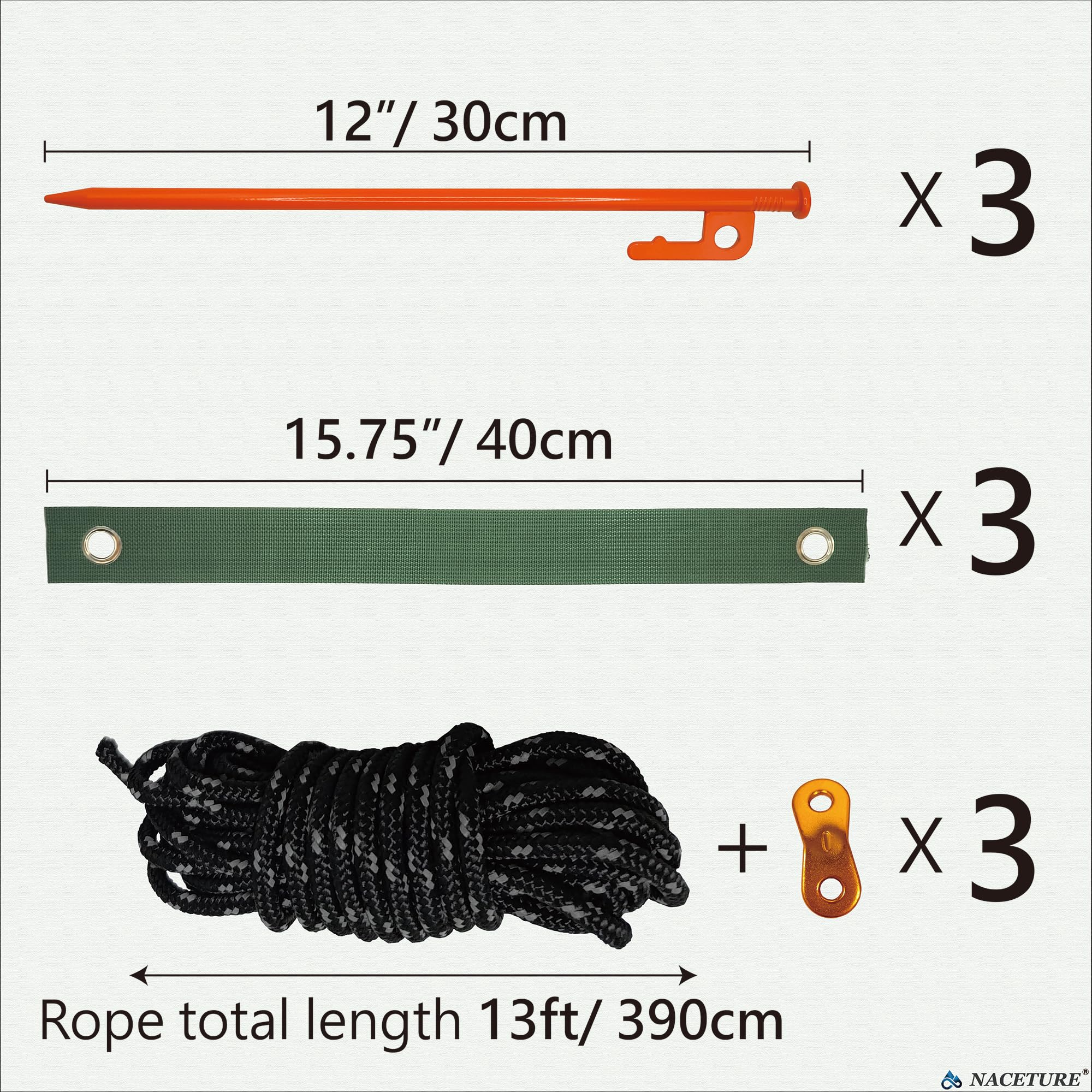 Heavy-Duty Tree Stake Kit – Metal Support Stakes for Tree Straightening & Stabilization