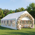 Heavy-Duty Party Tent – Waterproof Outdoor Event Shelter with Removable Sidewalls, White