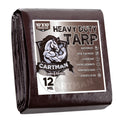 Cartman 12 Mil Brown/Black 16 Mil Silver 20 Mli Brown Poly Tarp Cover