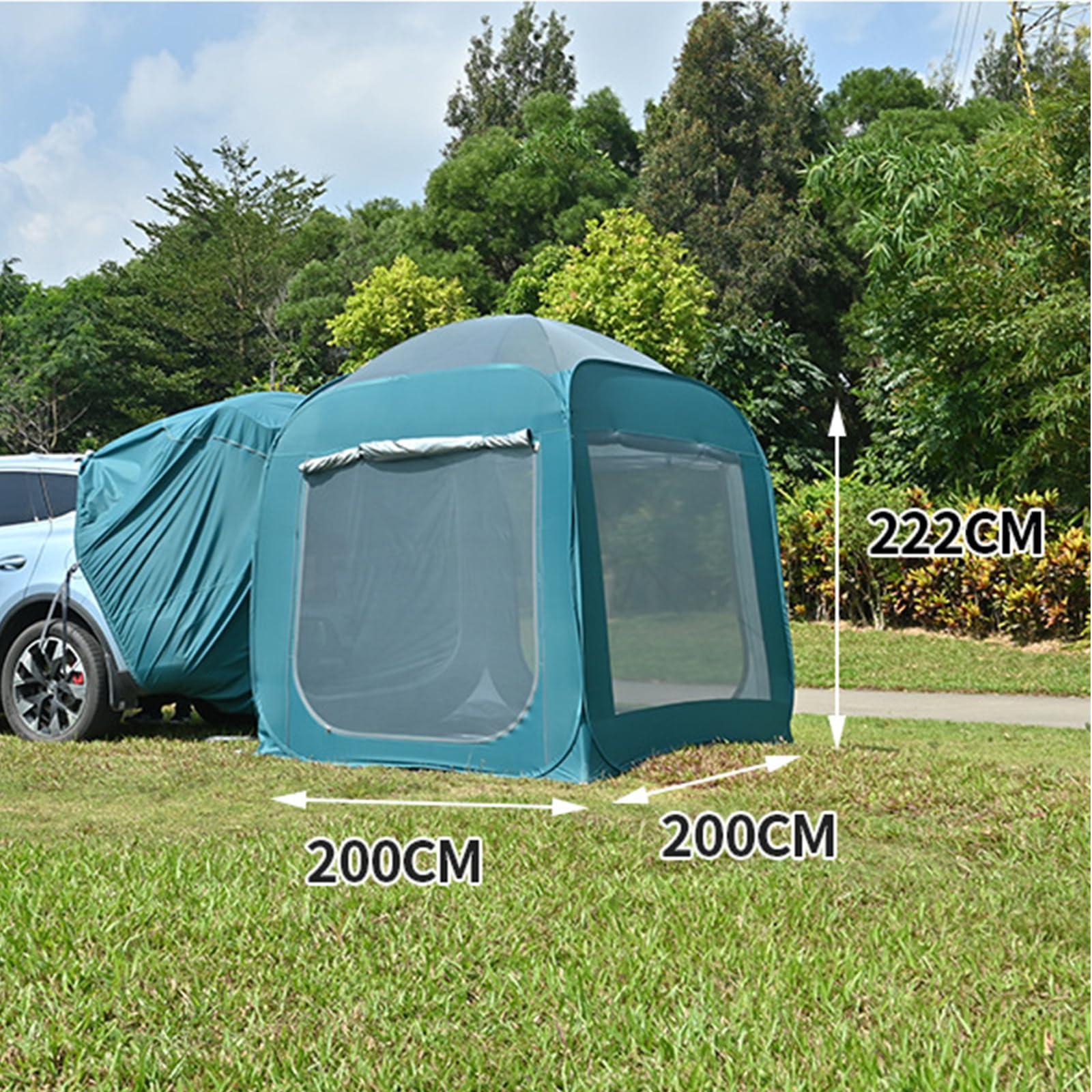 Pop-Up SUV Tailgate Tent – Waterproof Rear Hatch Shelter with UV Protection & Spacious Design
