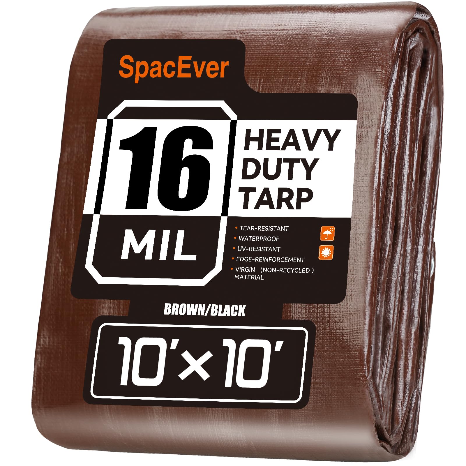 Waterproof Poly Tarp – Heavy-Duty Protective Tarpaulin with Grommets for Canopies, Boats & Pool Covers