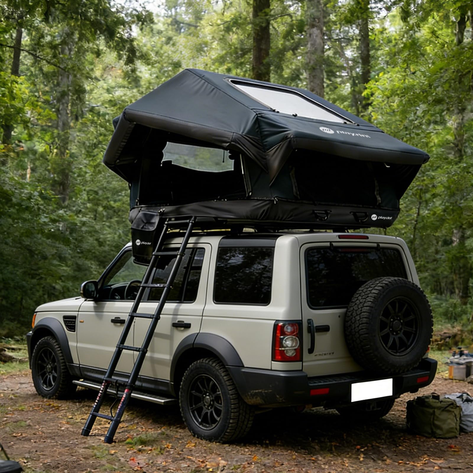 Inflatable Rooftop Tent – Waterproof Pop-Up Air Tent with Skylight for SUV & Truck Camping