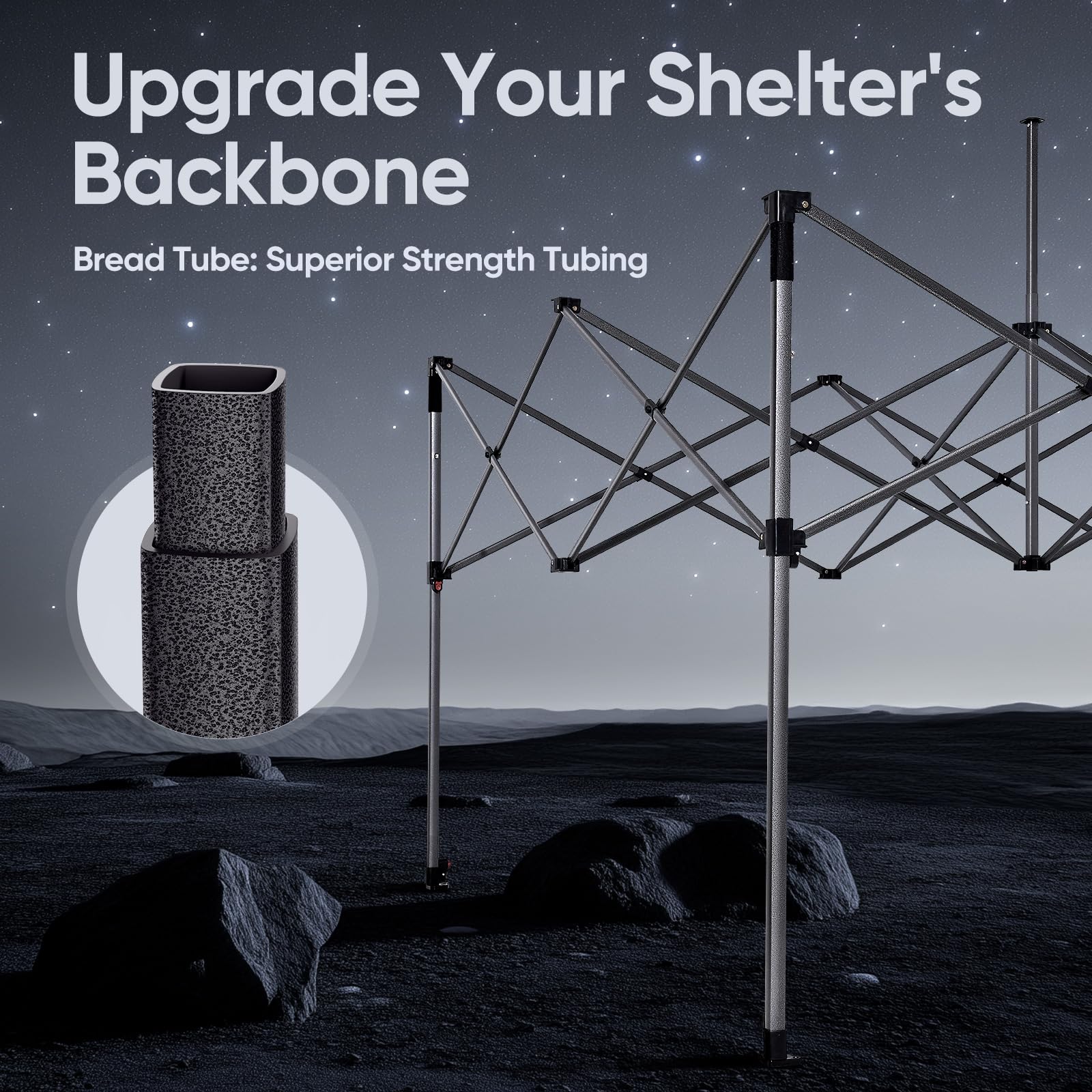 Heavy-Duty Pop-Up Canopy Tent – Commercial Instant Shelter with 3 Removable Sidewalls, Wheeled Bag & UPF 50+ Protection