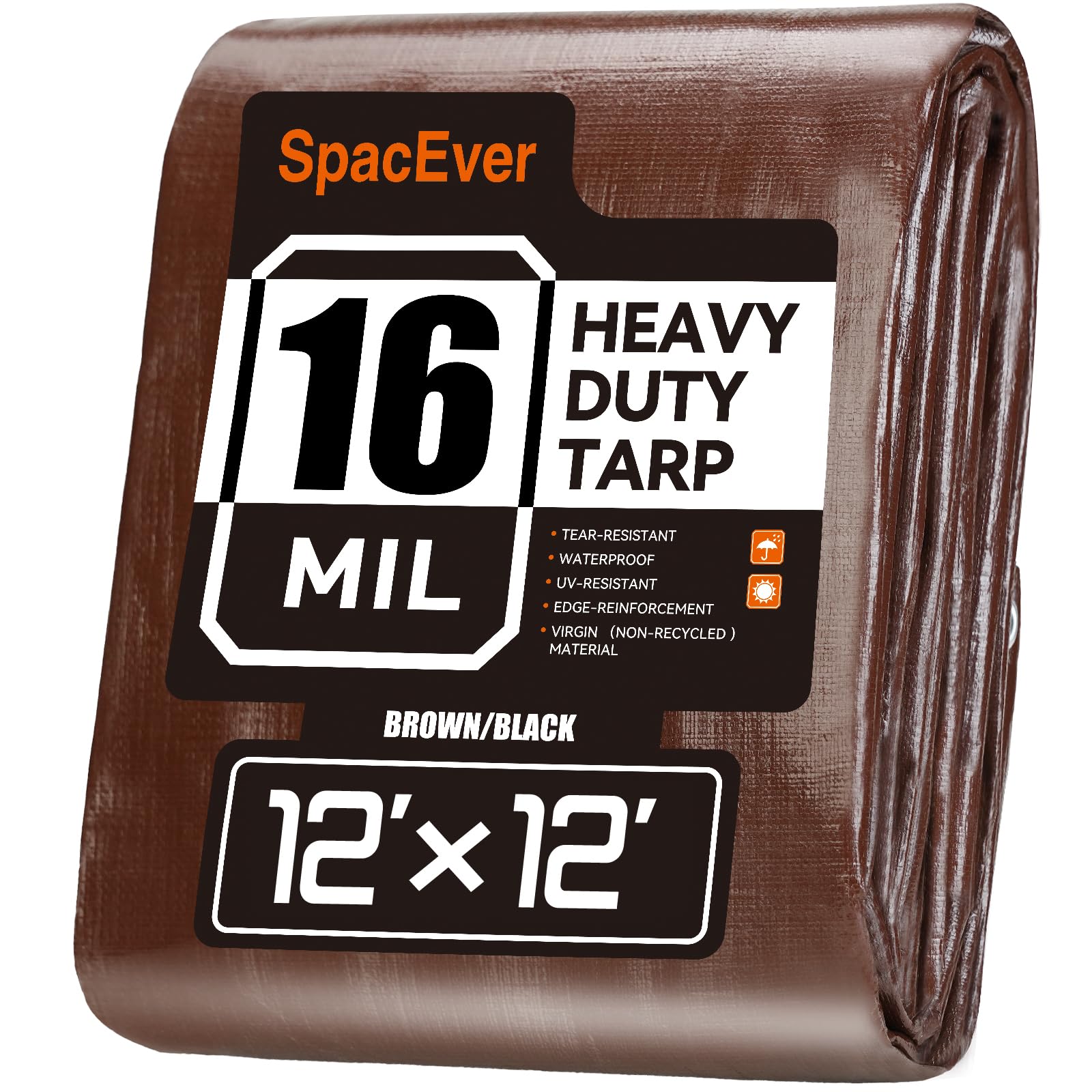 Waterproof Poly Tarp – Heavy-Duty Protective Tarpaulin with Grommets for Canopies, Boats & Pool Covers