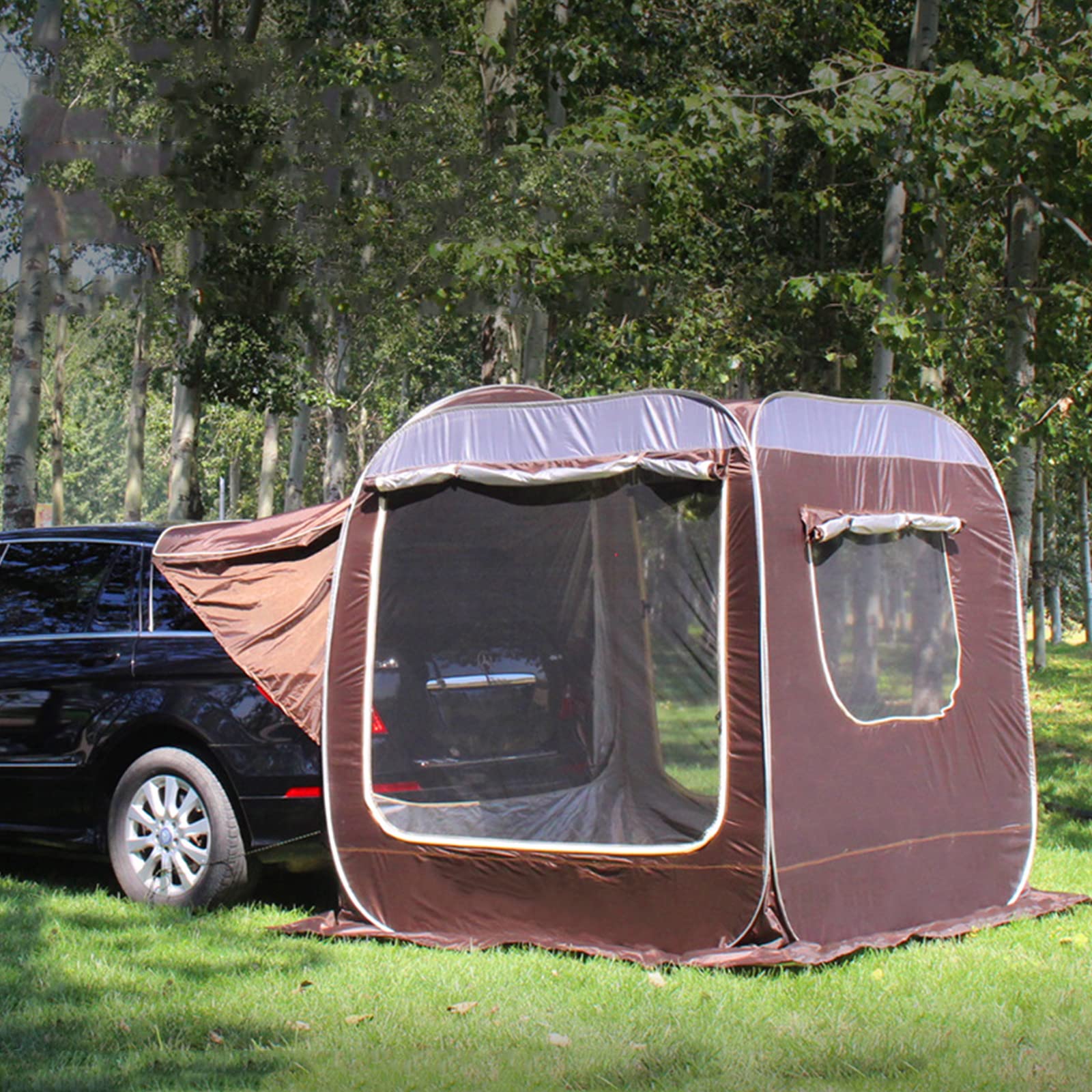 Pop-Up SUV Tailgate Tent – Waterproof Rear Hatch Shelter with UV Protection & Spacious Design