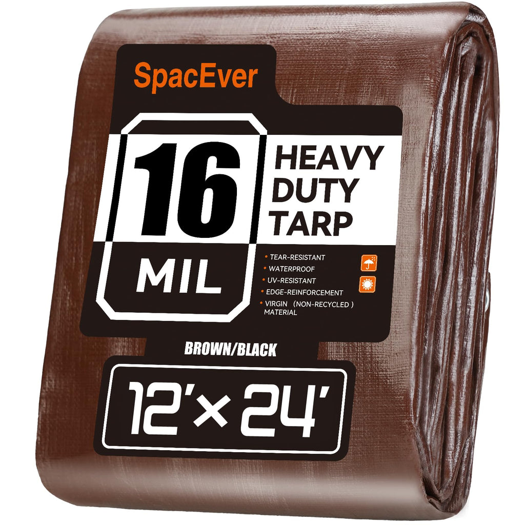 Waterproof Poly Tarp – Heavy-Duty Protective Tarpaulin with Grommets for Canopies, Boats & Pool Covers