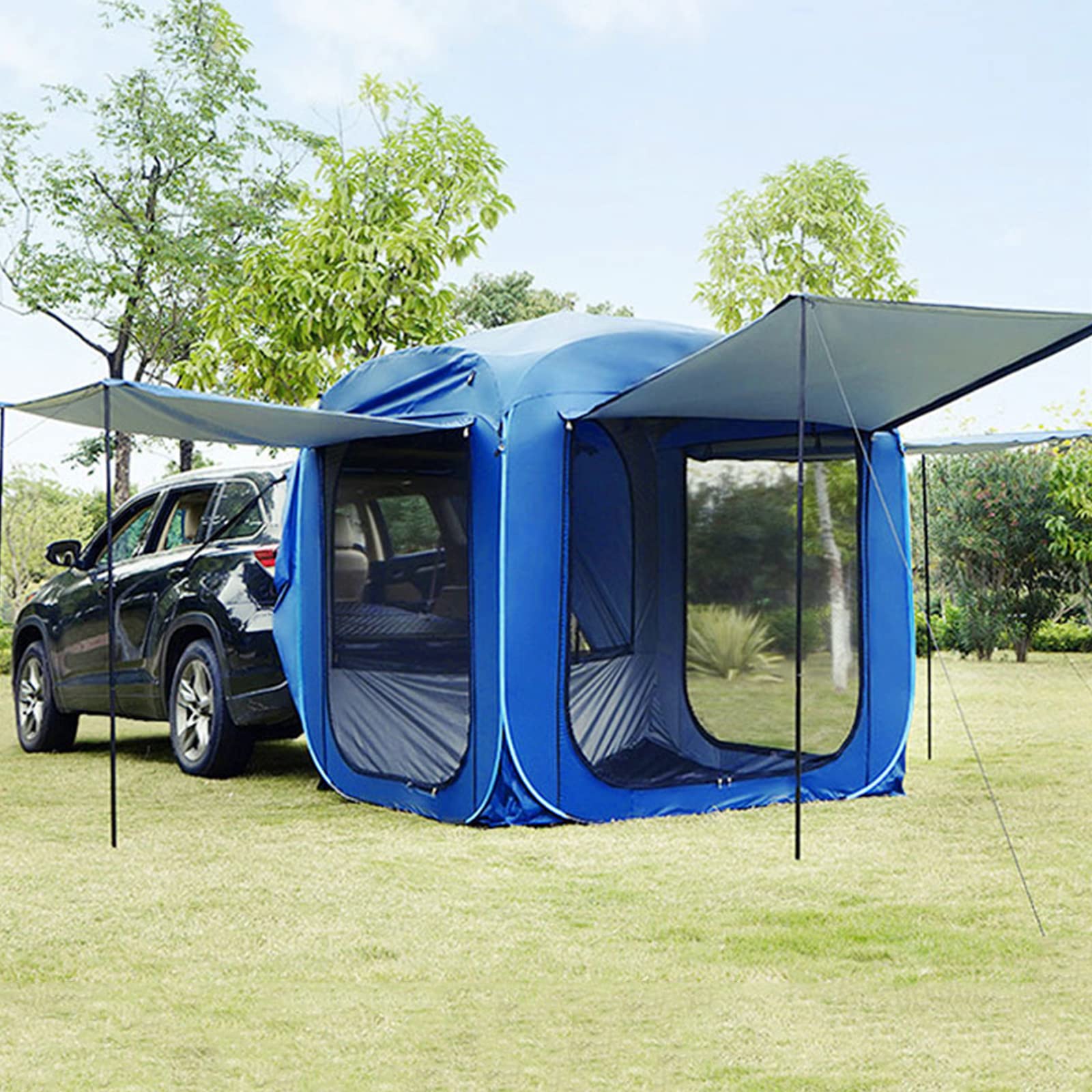 Pop-Up SUV Tailgate Tent – Waterproof Rear Hatch Shelter with UV Protection & Spacious Design