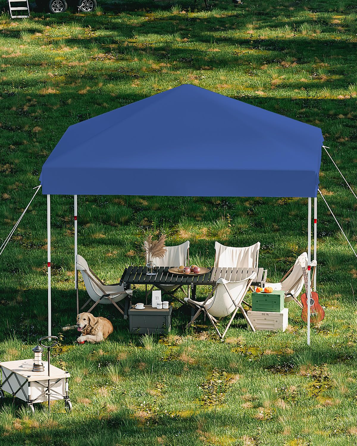10 × 10 FT Heavy-Duty Pop-Up Canopy Tent – One-Person Setup, Waterproof UPF 50+ Shelter for Events & Markets
