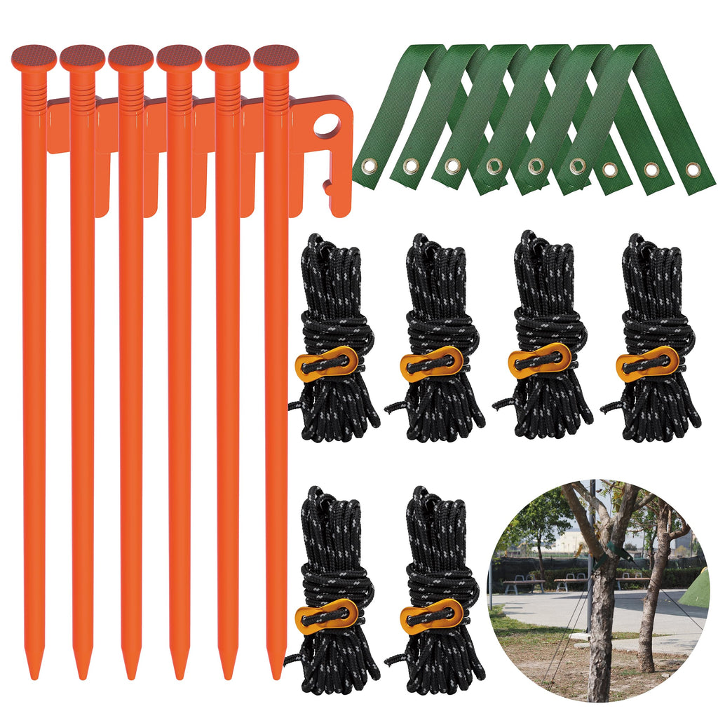 Heavy-Duty Tree Stake Kit – Metal Support Stakes for Tree Straightening & Stabilization