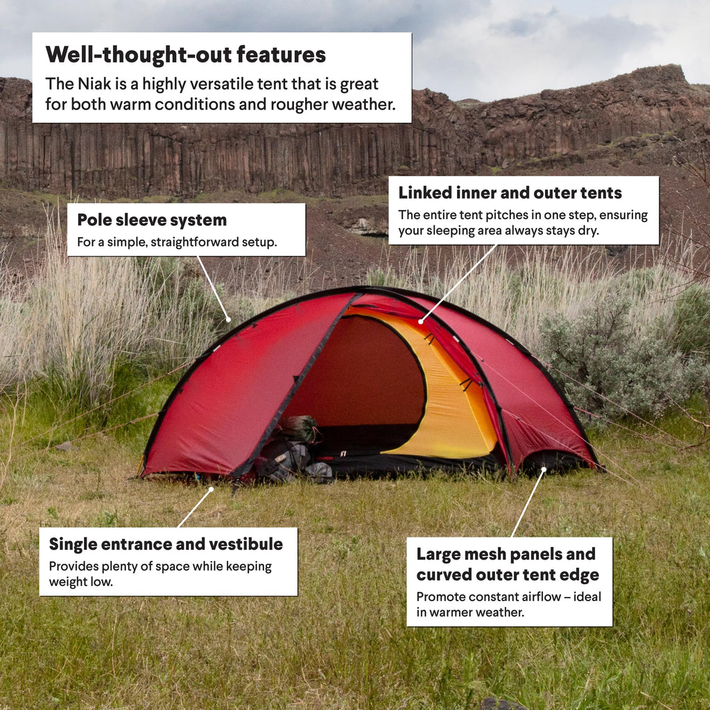 2-Person 3-Season Backpacking Tent – Lightweight Shelter for 1–2 People